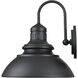 Adda LED 14.22 inch Powder Coated Black Outdoor Wall Sconce